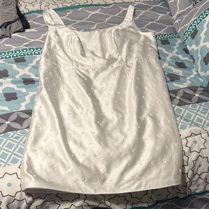 Elegant White Mini Dress